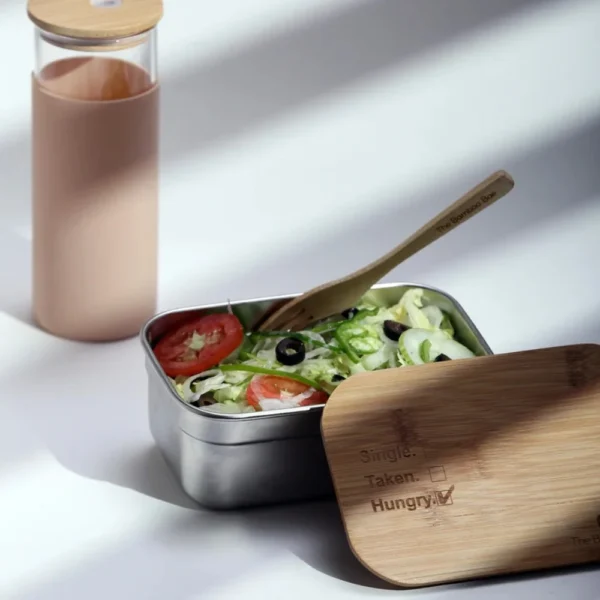 Bamboo Lid Ss Lunch Box - Image 2