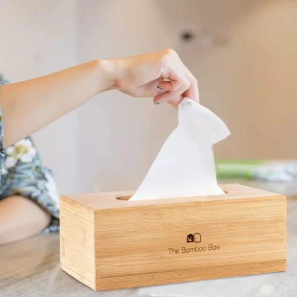 Bamboo Tissue Box - Image 3