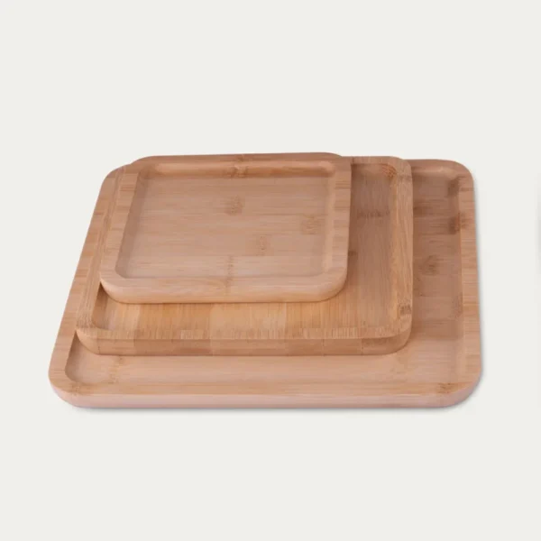 Bamboo Tray Set (Set Of 3) - Image 2