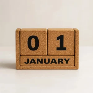 Cork Block Calendar
