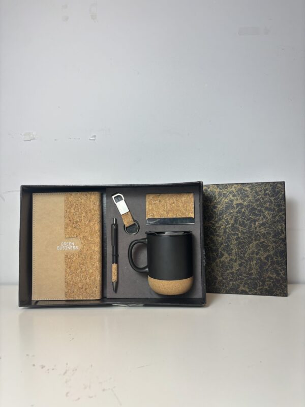 Cork Diary, Cork Mug, Cork Card Holder, Pen & Keychain