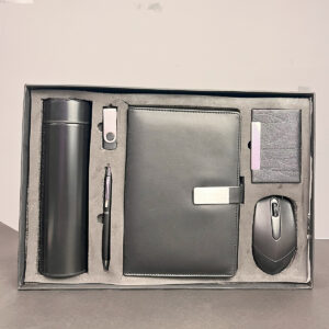 Diary, Pen, PenDrive, Card Holder Wireless mouse & Temperature bottle