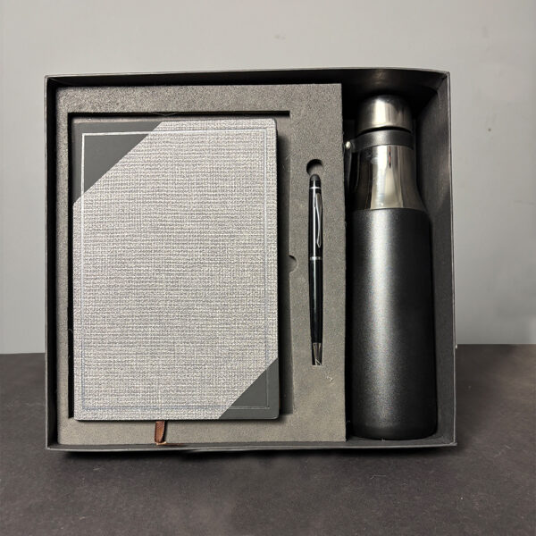 Diary, Pen & steel bottle