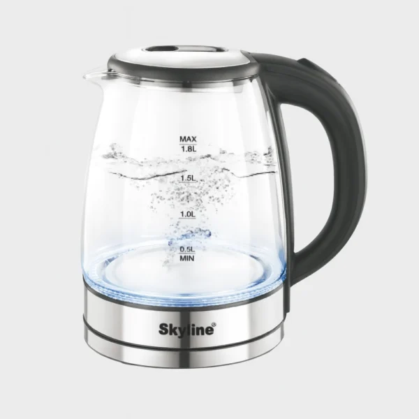 1.8LTRS ELECTRIC GLASS KETTLE - Image 4