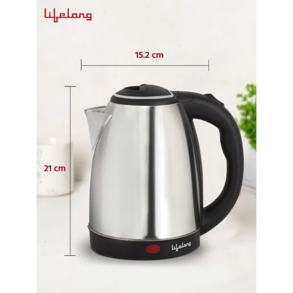 1500Watt 1.5 Litre Electric Kettle with 360 Degree Rotation Base - Image 3