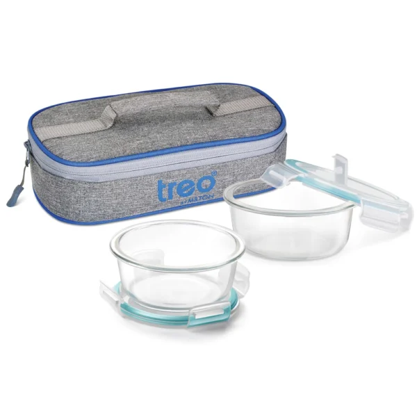 ALL FRESH BOROSILICATE GLASS ROUND TIFFIN HORIZONTALE) - Image 2