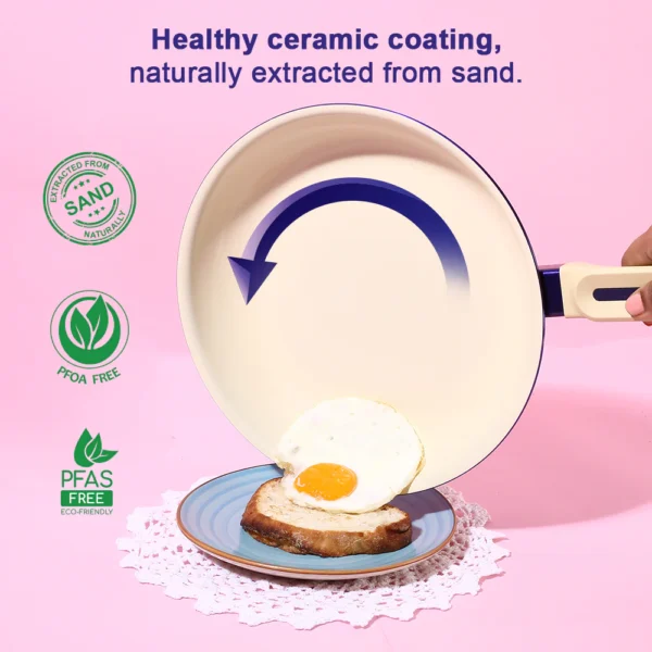 Bellagio Ceramic-coated Cookware Set - Image 4