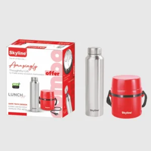 COMBO PACK - ELECTRIC LUNCH BOX & STEEL BOTTLE