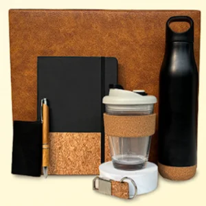 Cork Diary, Cork Bottle & Mug, Card Holder, Pen & Keychain