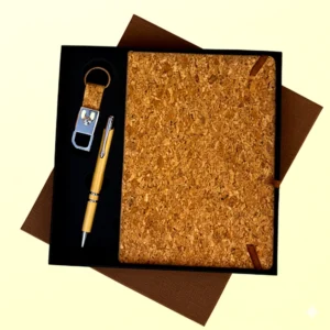 Cork Diary, Pen & keychain