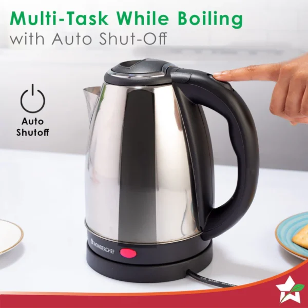 Crescent Stainless-steel Electric Kettle - Image 4