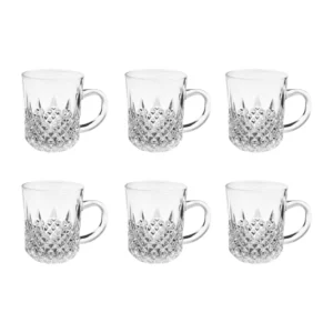 Crystal Mug 6 Pcs Set(224ml 6pcs)