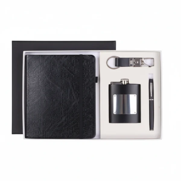 Diary, Card Holder, Pen & Keychain
