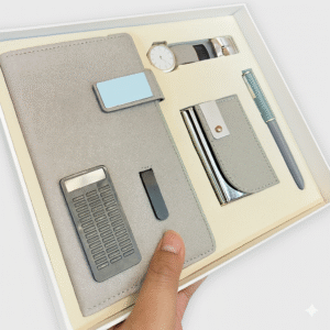 Diary, Pen, Keychain & Card Holder