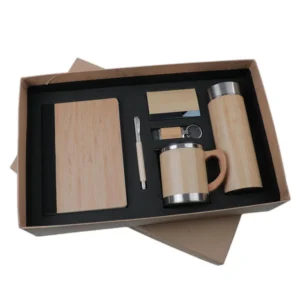 6 in 1 Gift Set Note Book, Mug, Pen, Flask, Card Holder, Key Chain