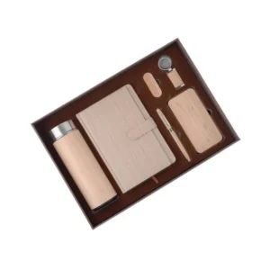 6 in 1 Gift Set Note Book, Pen, Flask, Pen Drive, Power Bank 10000MAH, Key Chain