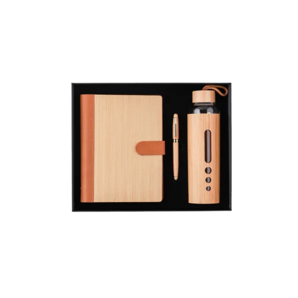 3 in 1 Gift Set Note Book, Bottle, Pen