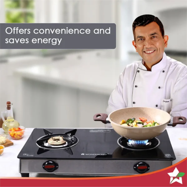 Galaxy Auto Glass Cooktop 2Burner - Image 2