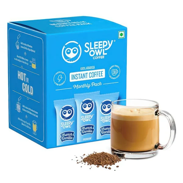 Instant Coffee Sachets French Vanilla Po30