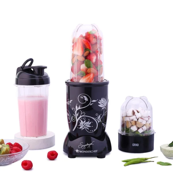 Nutri-blend Black 3 Jar + Sipper Jar