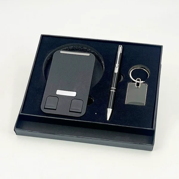 Phone Stand, Pen, Keychain
