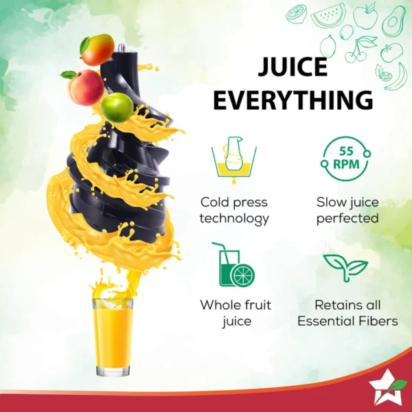 Regalia Full Fruit Cold Press Juicer - Image 4