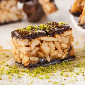 The Baklava Box Chocolate Cashew Square