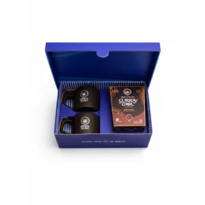 The Cozy Companion Kit 2x Ground Comfy Mug, pack of 10 Instant Coffee Sachets