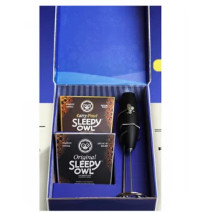 The Frothy Indulgence Box 2x Pack of 10 Instant Coffee Sachets, Power Frother