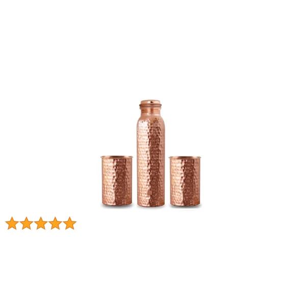 Hammered Bottle with 2 Glass - Image 3