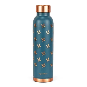Ornate Designer Copper Bottle