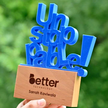 Unstoppable 3D Award