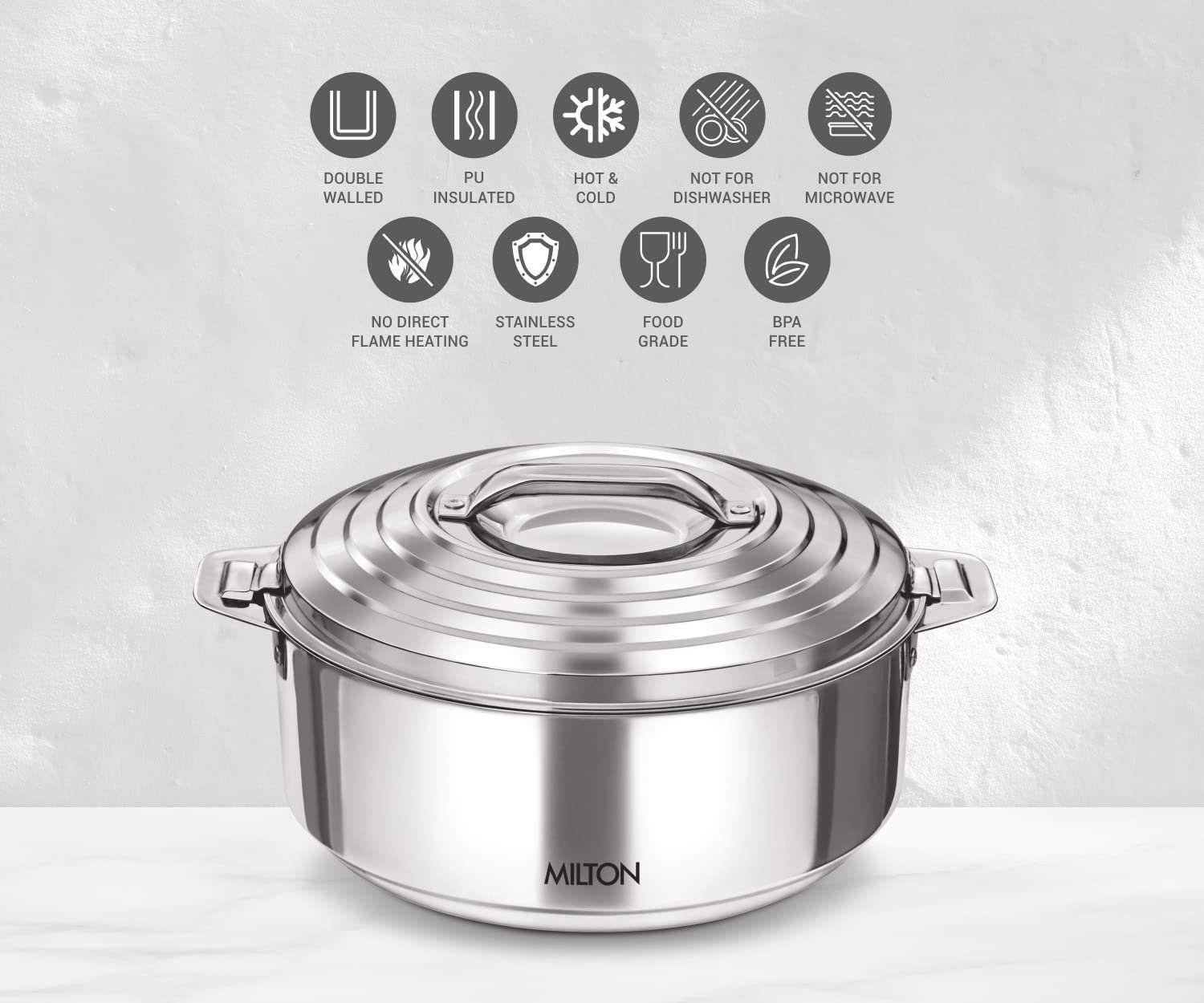 Galaxia Stainless Steel Casserole 2500 - Image 4