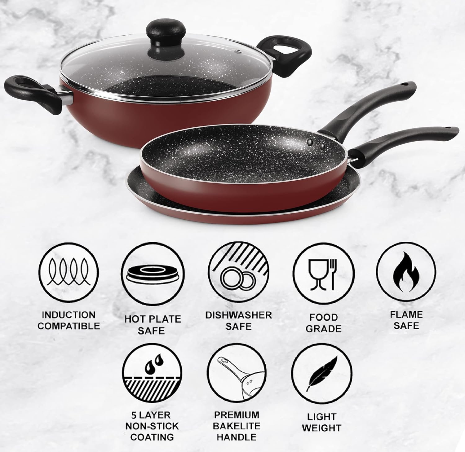 My Kitchen Set Granito Induction Set of 3 - Image 3