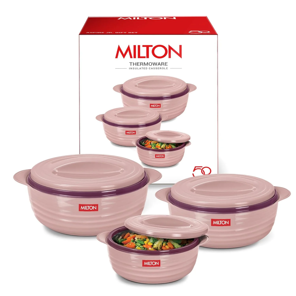 Aspire Jr. Set Inner Stainless-Steel Casseroles (500,1000,1500) - Image 2