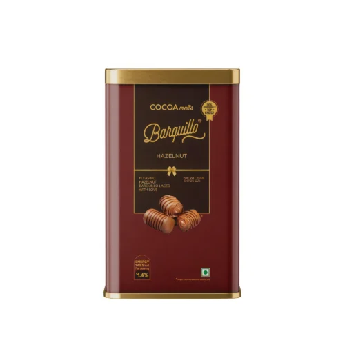 Barquillo Hazelnut Tin 200 Gm