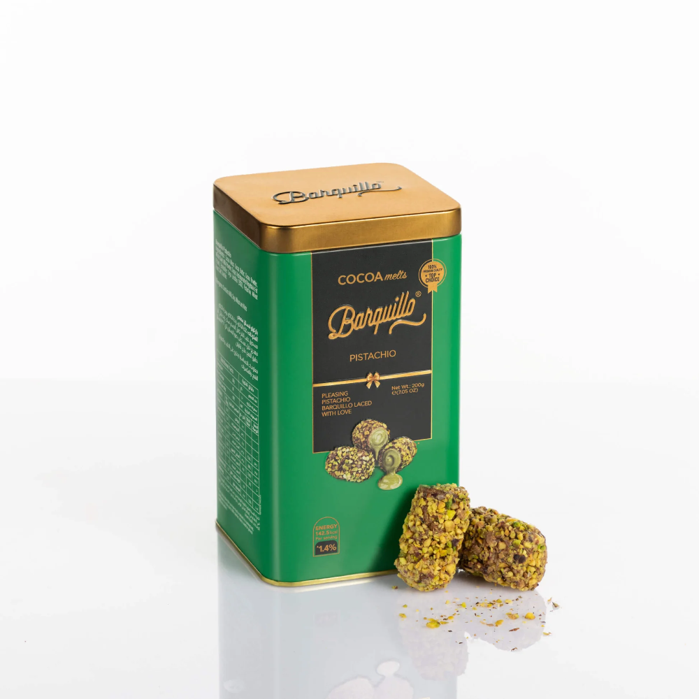 Barquillo Pistachio Tin 200 Gm - Image 2