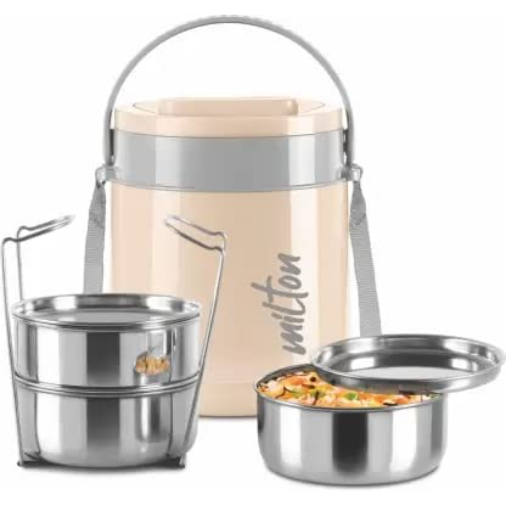 Classic Stainless Steel Tiffin With Lifter - Image 4