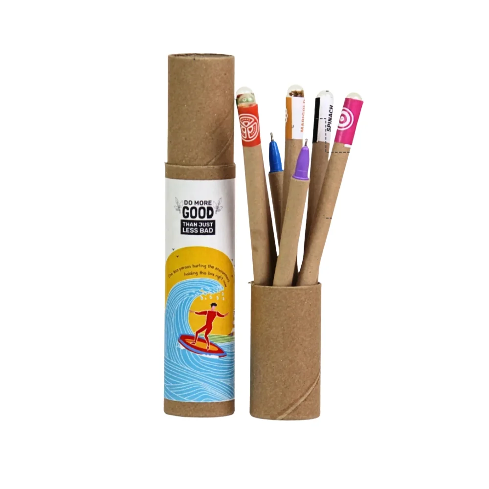 Eco Coloring Seed Pen Set (7pc) - Image 3