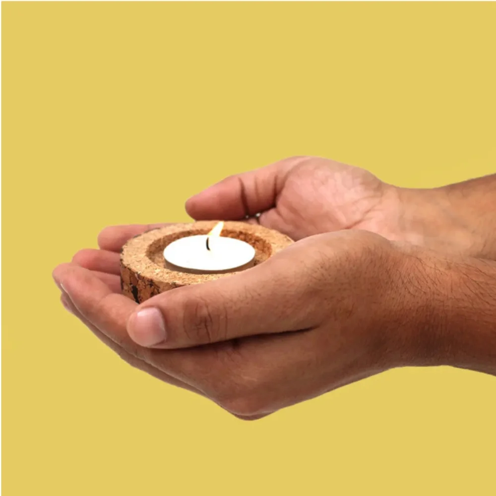 Floating Cork Diya - Image 2