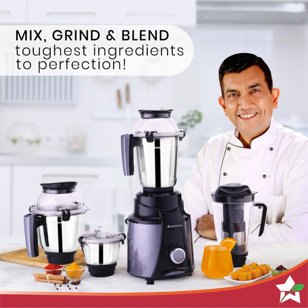 Galaxy Mixer Grinder (750 W, 4 Jar) - Image 2