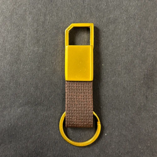 Faux Leather, Metal, Customizable, Lightweight Keychain