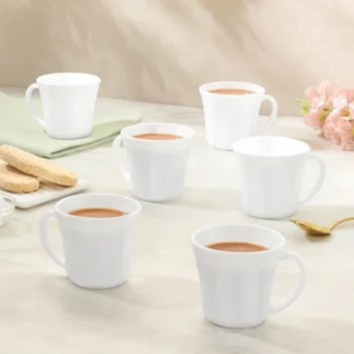 Larah-By-Borosil-Octa-Mug-Set-White.webp Larah By Borosil Octa Mug Set, White