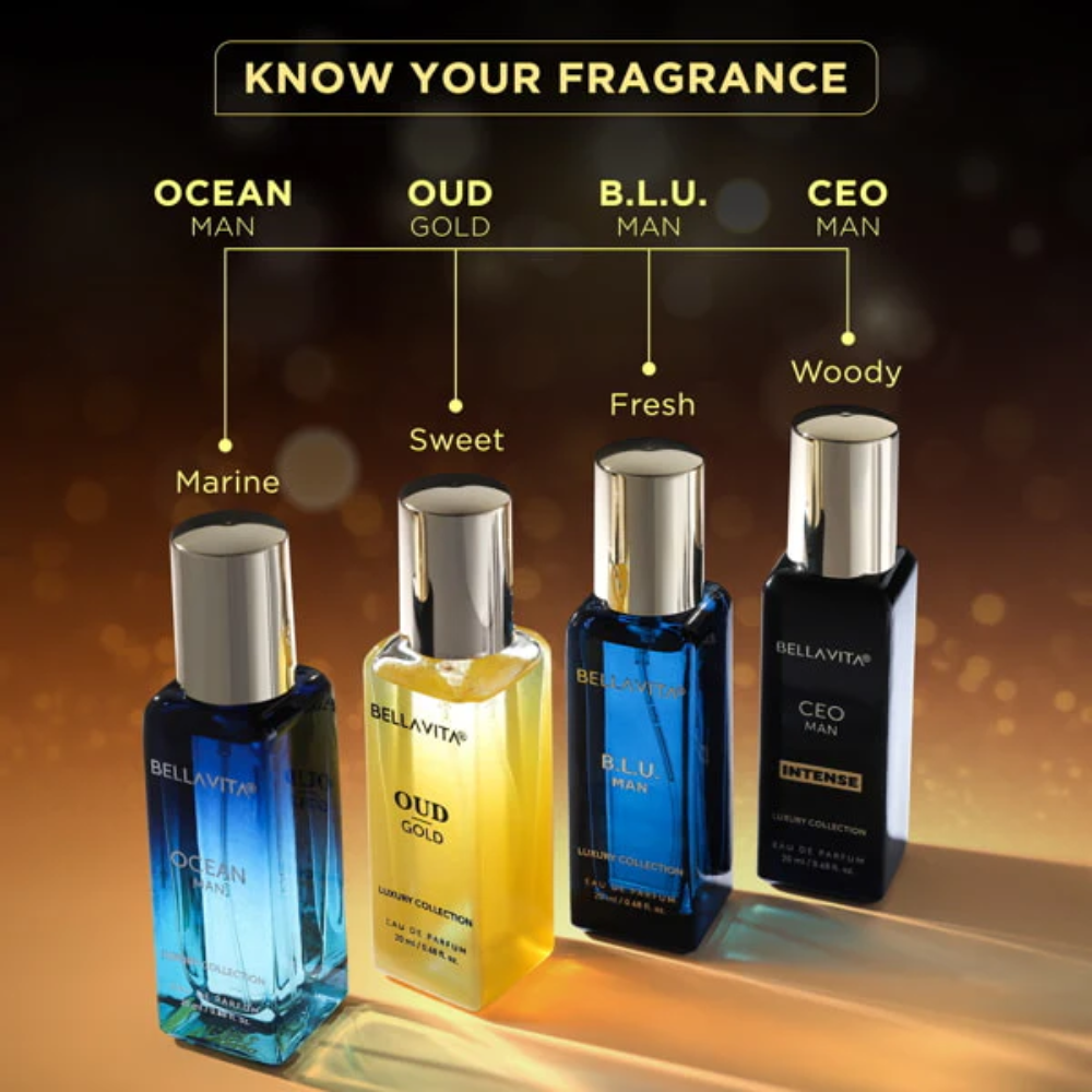 Luxury Collection Gift Set - Ceo Man Intense, B.L.U. Man, Ocean Man & Qud Glod - Image 3
