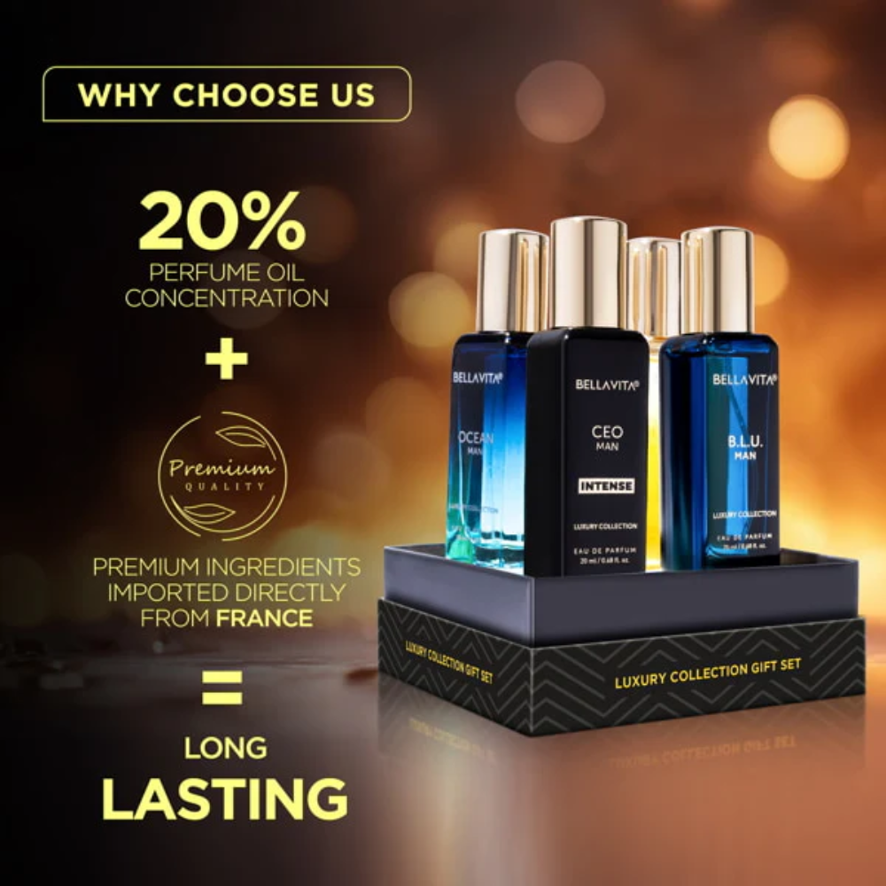 Luxury Collection Gift Set - Ceo Man Intense, B.L.U. Man, Ocean Man & Qud Glod - Image 4