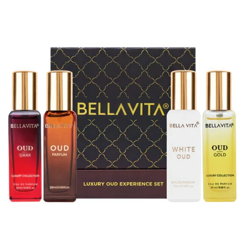 Luxury Oud Experience Set - Qud Dark, Qud Perfume, White Qud & Qud Gold