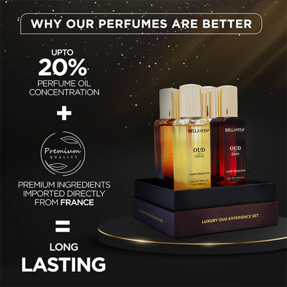 Luxury Oud Experience Set - Qud Dark, Qud Perfume, White Qud & Qud Gold - Image 3