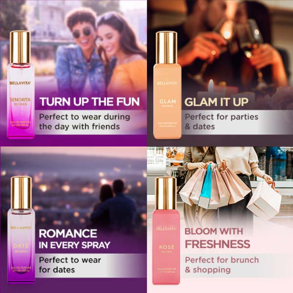 Luxury Perfumee Gift Set For Woman - Rose Woman, Glam Woman, Date Woman, Senorita Woman - Image 2