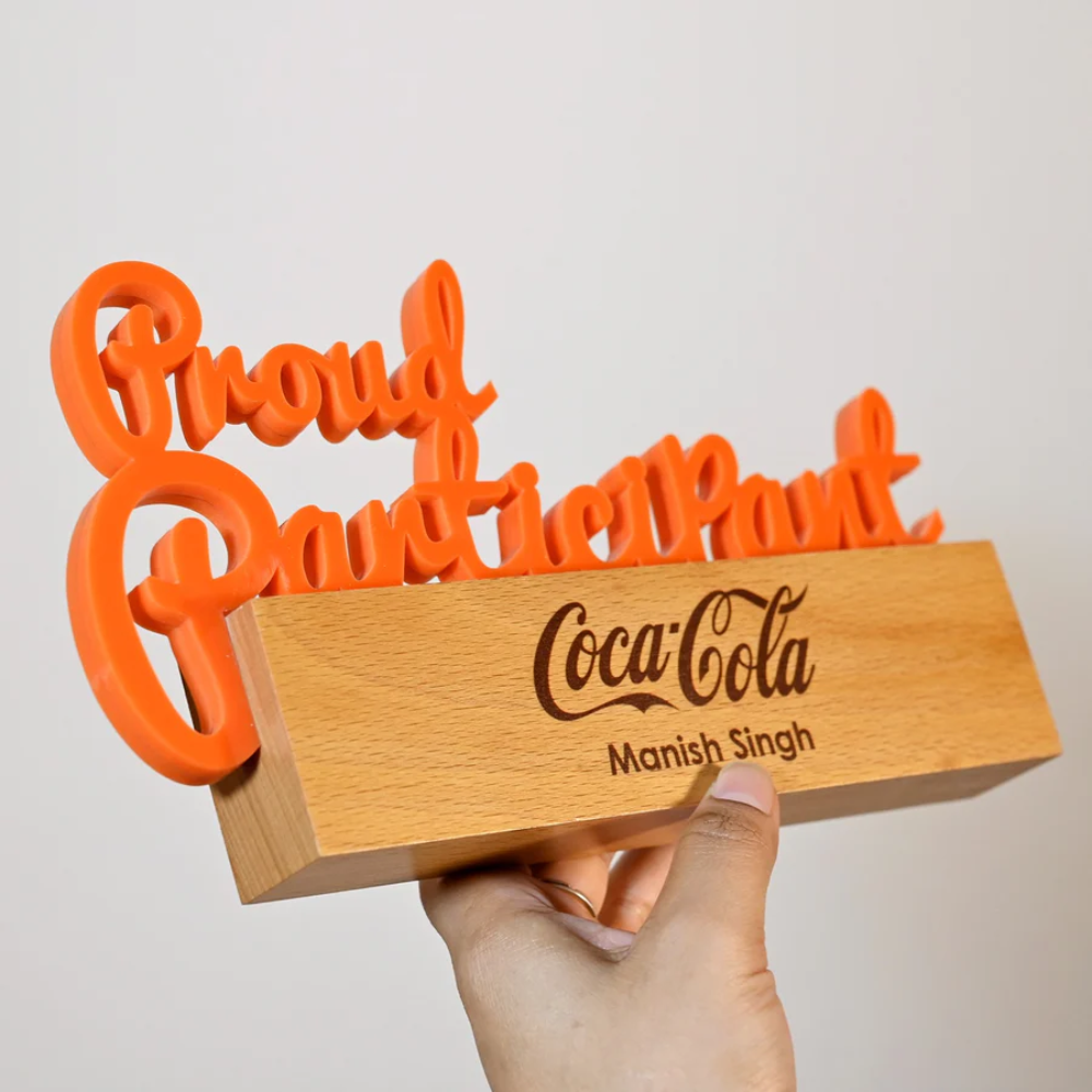 Proud Participant Acrylic Award - Image 4