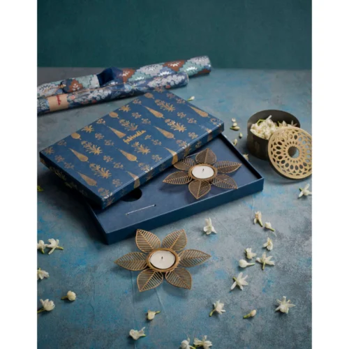 Saroj-Cutwork-T-light-Holder-Set-of-2-–-Ant.-Brass-Gift-Box-1.webp Saroj Cutwork
